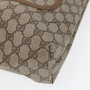 GUCCI GG Supreme Web Sherry Line Tote Bag PVC Beige Red 39 02 003 Auth yk14357-8