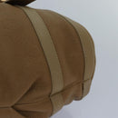 BVLGARI Hand Bag Leather Beige Gold Auth yk14360-15