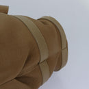 BVLGARI Hand Bag Leather Beige Gold Auth yk14360-17