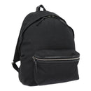 SAINT LAURENT Classic Hunter Backpack Canvas Black Silver Auth yk14364V-1