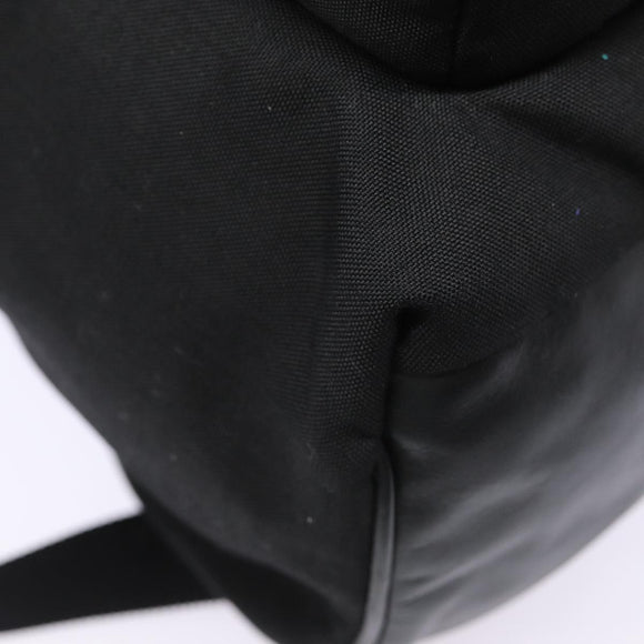 SAINT LAURENT Classic Hunter Backpack Canvas Black Silver Auth yk14364V