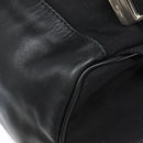 SAINT LAURENT Classic Hunter Backpack Canvas Black Silver Auth yk14364V-17