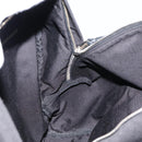 SAINT LAURENT Classic Hunter Backpack Canvas Black Silver Auth yk14364V-23