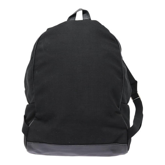 SAINT LAURENT Classic Hunter Backpack Canvas Black Silver Auth yk14364V