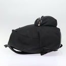 SAINT LAURENT Classic Hunter Backpack Canvas Black Silver Auth yk14364V-3