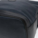 GUCCI Shoulder Bag Leather Navy Gold 001 090 0729 Auth yk14384-9