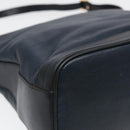 GUCCI Shoulder Bag Leather Navy Gold 001 090 0729 Auth yk14384-16