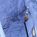 GUCCI Shoulder Bag Leather Navy Gold 001 090 0729 Auth yk14384-21