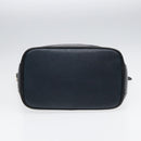GUCCI Shoulder Bag Leather Navy Gold 001 090 0729 Auth yk14384-5
