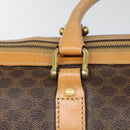 CELINE Macadam Canvas Boston Bag PVC Leather Brown Auth yk14397-17