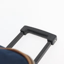 PRADA Suitcase Nylon Leather Navy Brown Auth yk14443-9