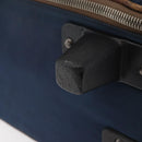 PRADA Suitcase Nylon Leather Navy Brown Auth yk14443-10