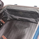 PRADA Suitcase Nylon Leather Navy Brown Auth yk14443-32