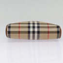 Burberrys Nova Check Hand Bag Canvas Beige Auth yk14515-5