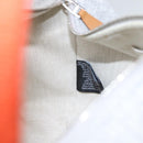 HERMES Brid A Black Hand Bag Wool Gray Silver Auth yk14563A-17