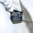 HERMES Brid A Black Hand Bag Wool Gray Silver Auth yk14563A-19