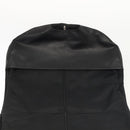 LOEWE Anagram Garment Cover Nylon Leather Black Silver Auth yk14584-18