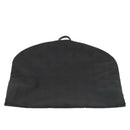 LOEWE Anagram Garment Cover Nylon Leather Black Silver Auth yk14584-2