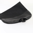 LOEWE Anagram Garment Cover Nylon Leather Black Silver Auth yk14584-6