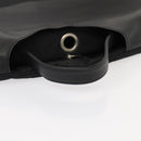 LOEWE Anagram Garment Cover Nylon Leather Black Silver Auth yk14584-7