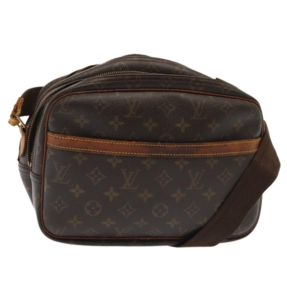 LOUIS VUITTON Monogram Reporter PM Shoulder Bag M45254 LV Auth yk14682