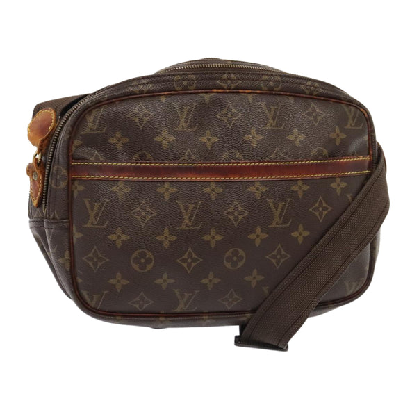 LOUIS VUITTON Monogram Reporter PM Shoulder Bag M45254 LV Auth yk14685