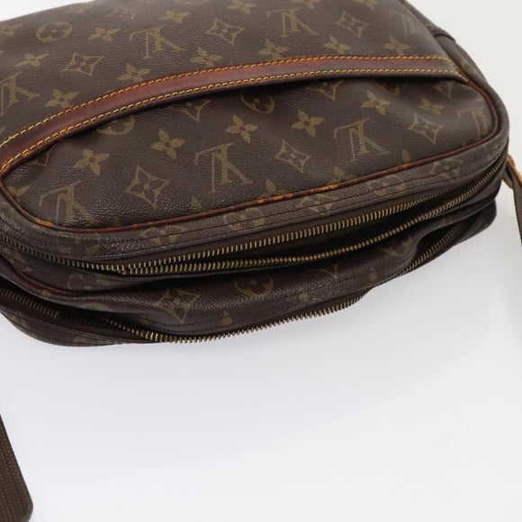 LOUIS VUITTON Monogram Reporter PM Shoulder Bag M45254 LV Auth yk14685