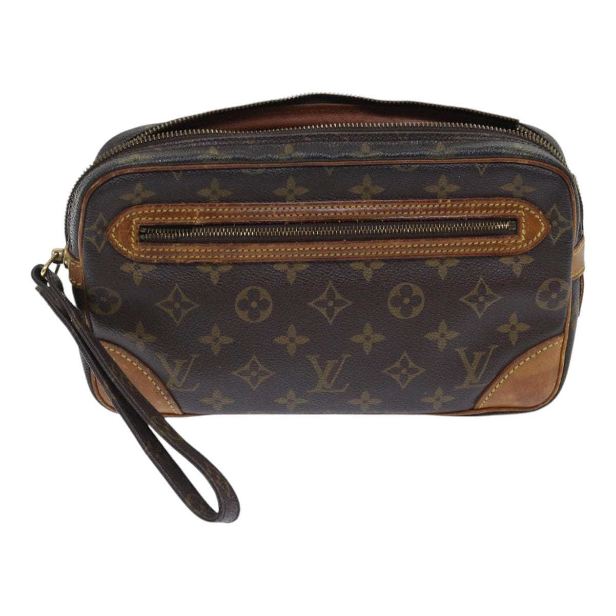 LOUIS VUITTON Monogram Marly Dragonne GM Clutch Bag M51825 LV Auth yk14692