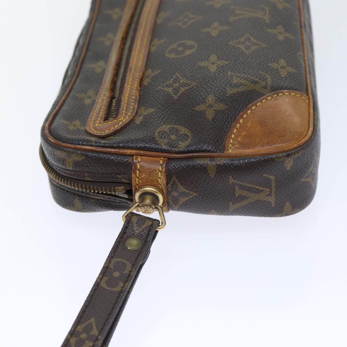 LOUIS VUITTON Monogram Marly Dragonne GM Clutch Bag M51825 LV Auth yk14692