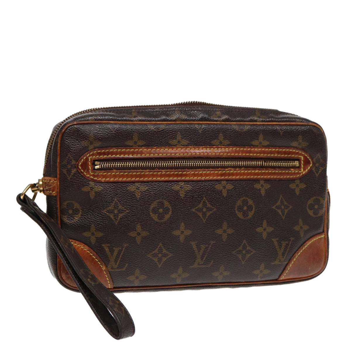 LOUIS VUITTON Monogram Marly Dragonne GM Clutch Bag M51825 LV Auth yk14699