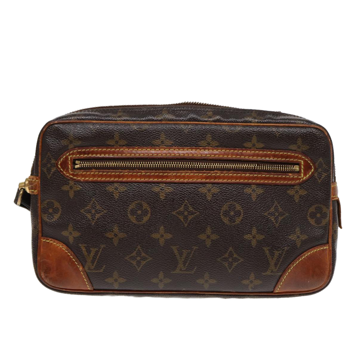 LOUIS VUITTON Monogram Marly Dragonne GM Clutch Bag M51825 LV Auth yk14699