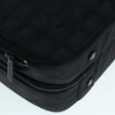 CHANEL New Travel Line Travel Case Nylon Black CC Auth yk14766-9