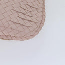 BOTTEGA VENETA INTRECCIATO Hobo Shoulder Bag Leather Pink Auth yk14854AM-14