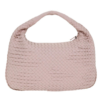 BOTTEGA VENETA INTRECCIATO Hobo Shoulder Bag Leather Pink Auth yk14854AM - 0