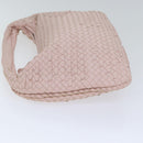BOTTEGA VENETA INTRECCIATO Hobo Shoulder Bag Leather Pink Auth yk14854AM-4