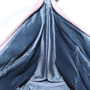 BURBERRY Nova Check Blue Label Shoulder Bag Nylon Beige Silver Auth yk14865-17