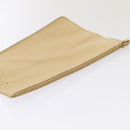 CHANEL COCO Mark Chain Tote Bag Straw Leather Beige Gold CC Auth yk14915-21