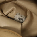 CHANEL COCO Mark Chain Tote Bag Straw Leather Beige Gold CC Auth yk14915-12