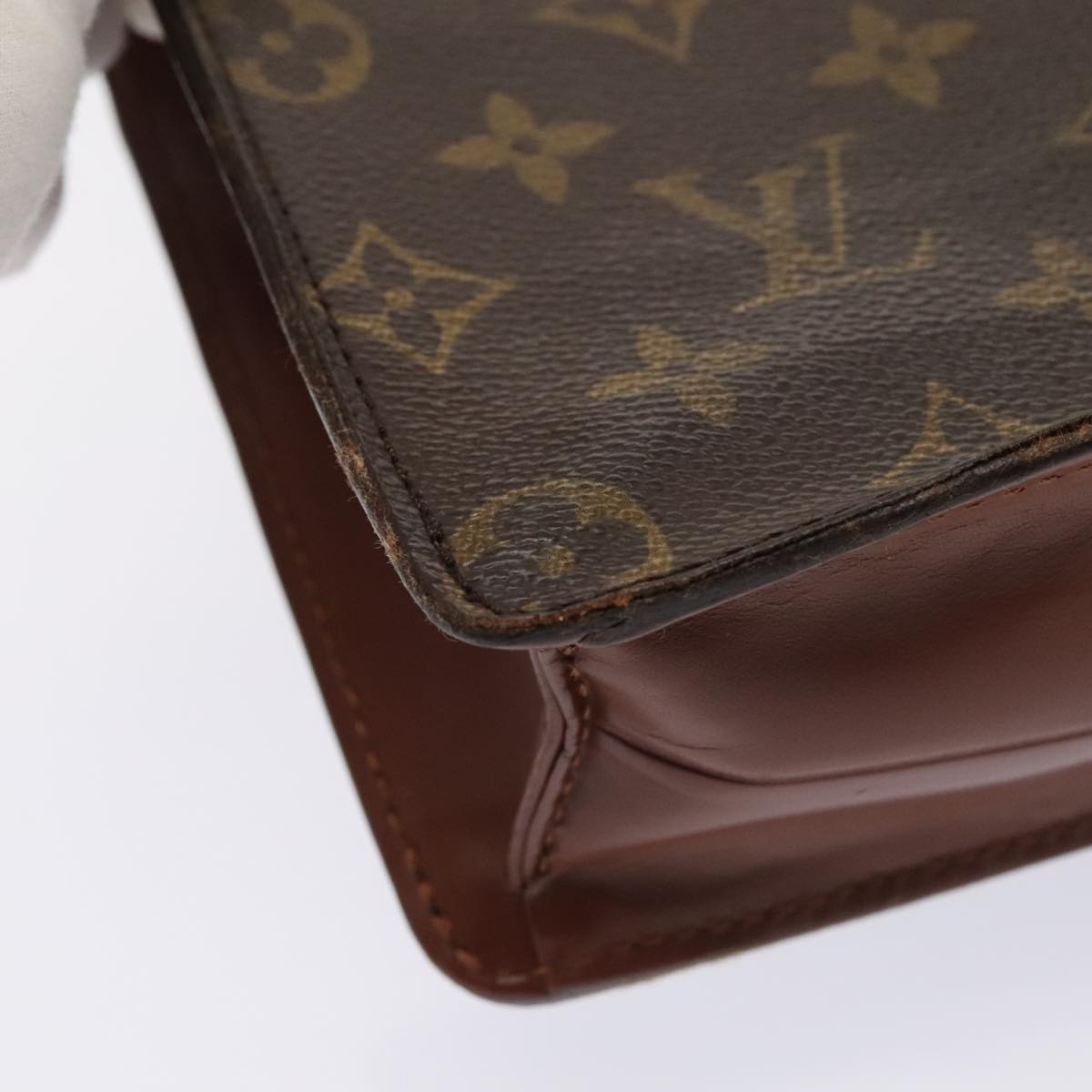 LOUIS VUITTON Monogram Pochette Homme Clutch Bag M51795 LV Auth yk14917