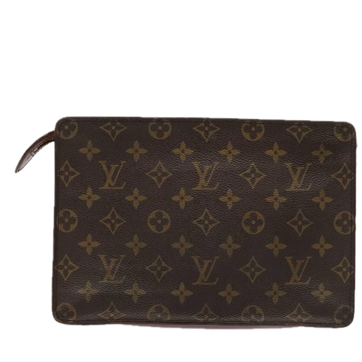 LOUIS VUITTON Monogram Pochette Homme Clutch Bag M51795 LV Auth yk14917 - 0