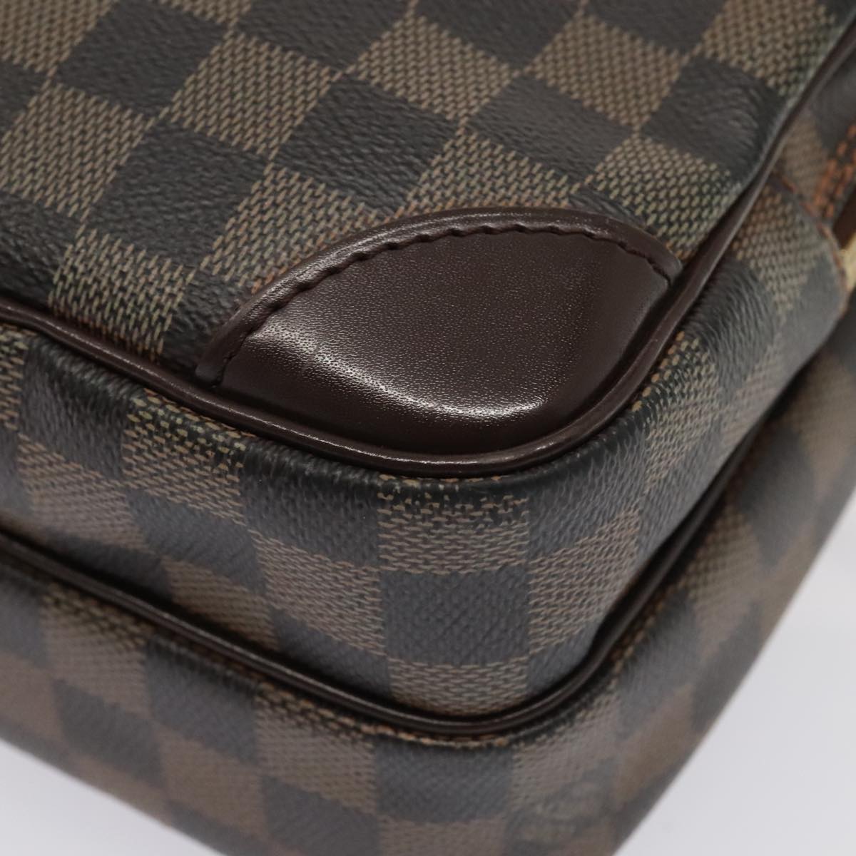 LOUIS VUITTON Damier Ebene Amazon Shoulder Bag SPO N48074 LV Auth yk14928