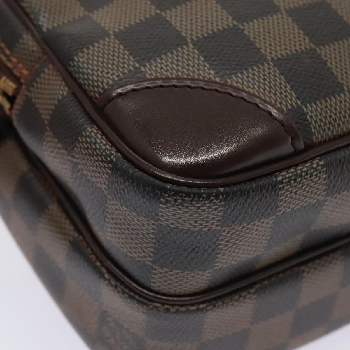 LOUIS VUITTON Damier Ebene Amazon Shoulder Bag SPO N48074 LV Auth yk14928