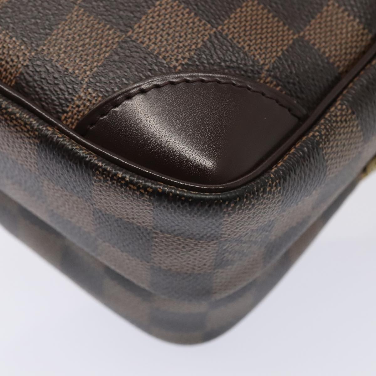 LOUIS VUITTON Damier Ebene Amazon Shoulder Bag SPO N48074 LV Auth yk14928