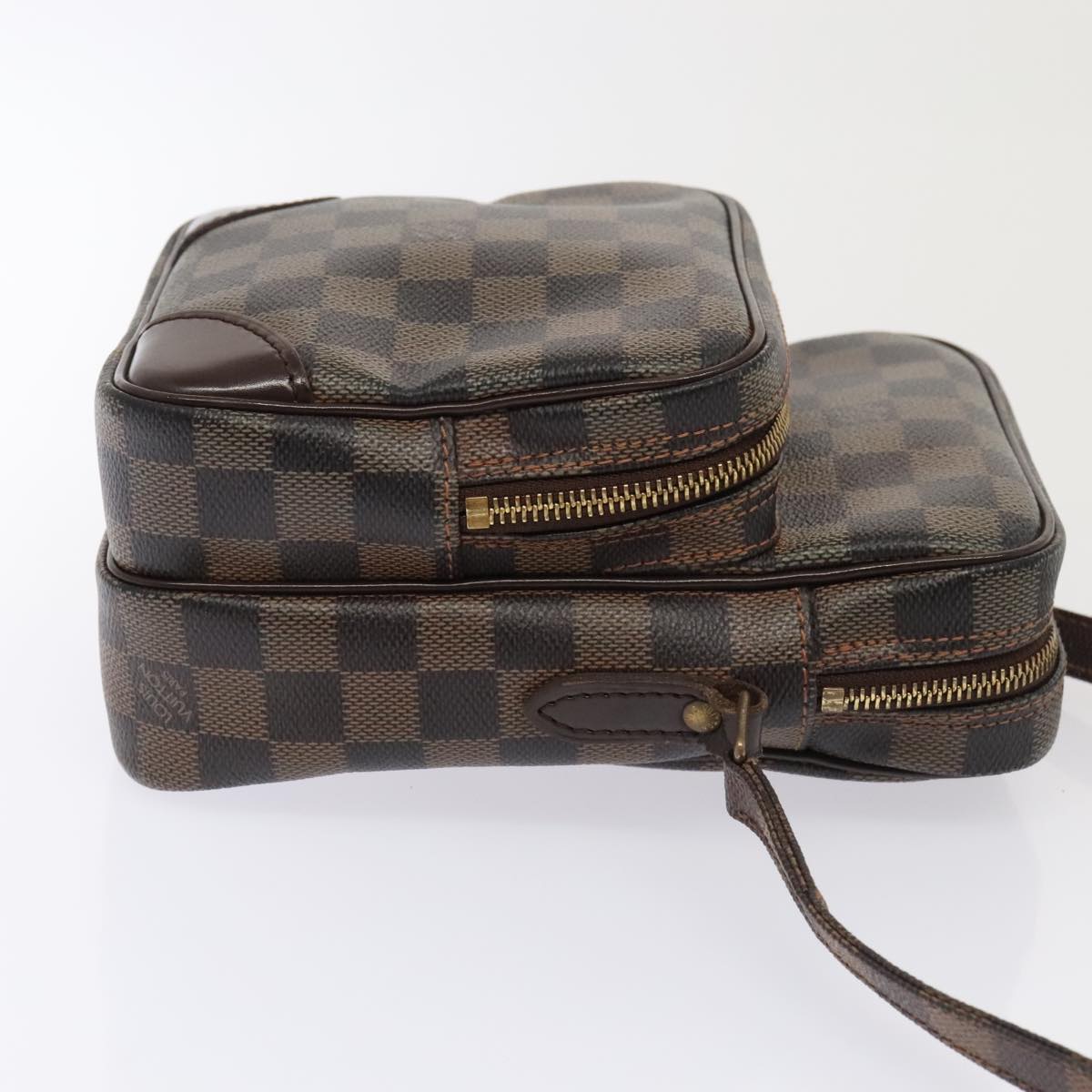 LOUIS VUITTON Damier Ebene Amazon Shoulder Bag SPO N48074 LV Auth yk14928