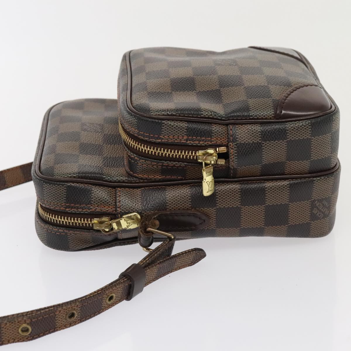 LOUIS VUITTON Damier Ebene Amazon Shoulder Bag SPO N48074 LV Auth yk14928