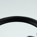 MCM Vicetos Logogram Studs Backpack PVC Black Silver Auth yk14954-8