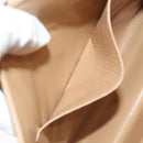 CHANEL Turn Lock Shoulder Bag Caviar Skin Beige Gold CC Auth yk14960A-23