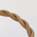 CHANEL Turn Lock Shoulder Bag Caviar Skin Beige Gold CC Auth yk14960A-8