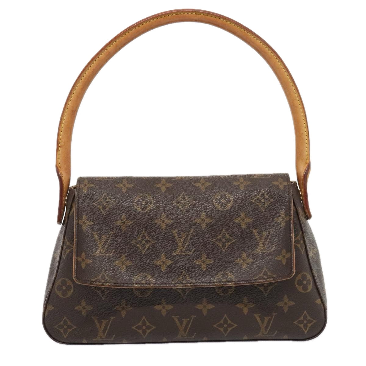 LOUIS VUITTON Monogram Mini Looping Shoulder Bag M51147 LV Auth yk15000