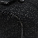 Christian Dior Trotter Canvas Vanity Chain Pouch Black Silver Auth yk15034-8